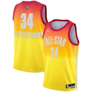 Nike Muški Dres Giannis Antetokounmpo 34 All Star 2023 Swingman NarančAsto