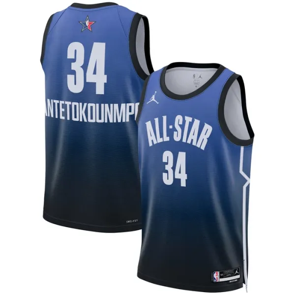 Nike Muški Dres Giannis Antetokounmpo 34 All Star 2023 Swingman Plava Nike Muški Dres Giannis Antetokounmpo 34 All Star 2023 Swingman Plava