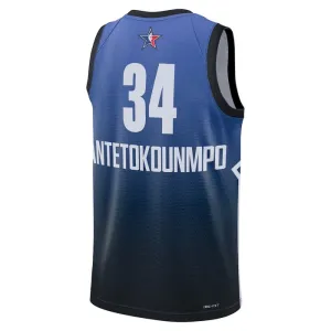Nike Muški Dres Giannis Antetokounmpo 34 All Star 2023 Swingman Plava