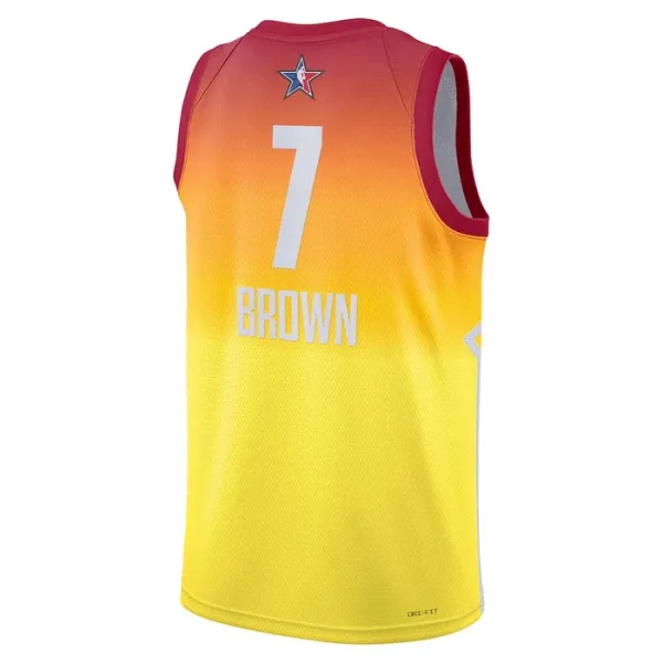 Nike Muški Dres Jaylen Brown 7 All Star 2023 Swingman NarančAsto