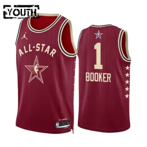 Dječji Dres Devin Booker All Star 2024 Swingman Crvena