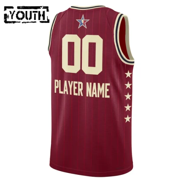 Dječji Dres Personalizacija All Star 2024 Swingman Crvena