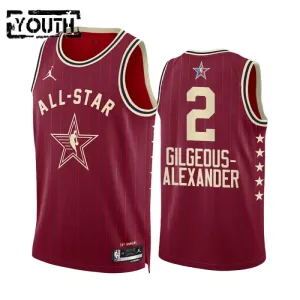 Dječji Dres Shai Gilgeous Alexander All Star 2024 Swingman Crvena