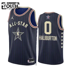 Dječji Dres Tyrese Haliburton All Star 2024 Swingman Navy