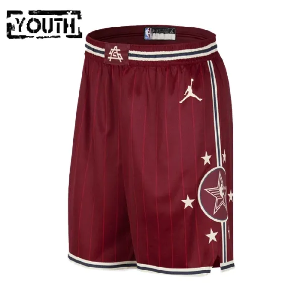 Dječji Kratke Hlače All Star 2024 Swingman Crvena