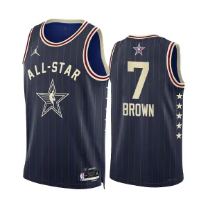 Muški Dres Jaylen Brown All Star 2024 Swingman Navy