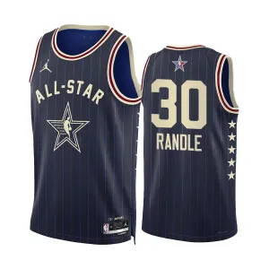 Muški Dres Julius Randle All Star 2024 Swingman Navy