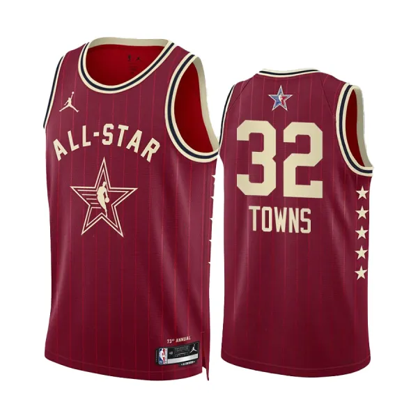 Muški Dres Karl Anthony Towns All Star 2024 Swingman Crvena