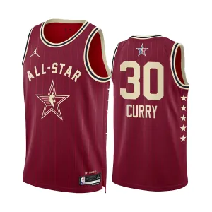 Muški Dres Stephen Curry All Star 2024 Swingman Crvena