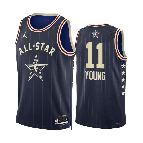 Muški Dres Trae Young All Star 2024 Swingman Navy