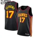 Dječji Dres Atlanta Hawks Jordan Onyeka Okongwu 17 Statement Edition Swingman Crna Dječji Dres Atlanta Hawks Jordan Onyeka Okongwu 17 Statement Edition Swingman Crna