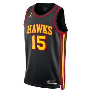 Muški Dres Atlanta Hawks Jordan Clint Capela 15 Statement Edition Swingman Crna