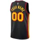 Muški Dres Atlanta Hawks Jordan Personalizacija Statement Edition Swingman Crna