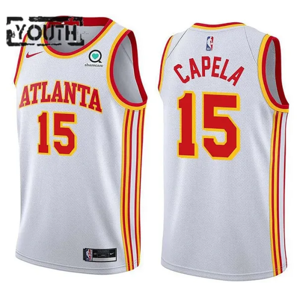 Nike Dječji Dres Atlanta Hawks Clint Capela 15 Association Edition Swingman Bijela