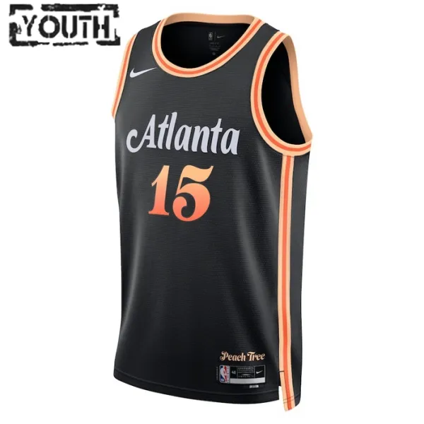 Nike Dječji Dres Atlanta Hawks Clint Capela 15 City Edition 2022/23 Swingman Crna