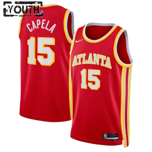 Nike Dječji Dres Atlanta Hawks Clint Capela 15 Icon Edition Swingman Crvena Nike Dječji Dres Atlanta Hawks Clint Capela 15 Icon Edition Swingman Crvena