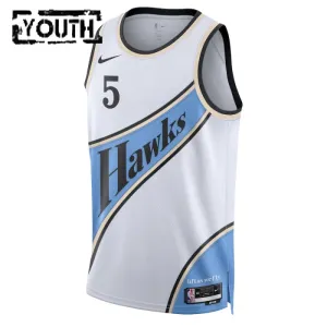 Nike Dječji Dres Atlanta Hawks dyson Daniels City Edition 2024/25 Swingman Bijela