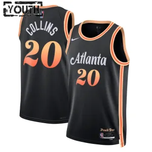 Nike Dječji Dres Atlanta Hawks John Collins 20 City Edition 2022/23 Swingman Crna