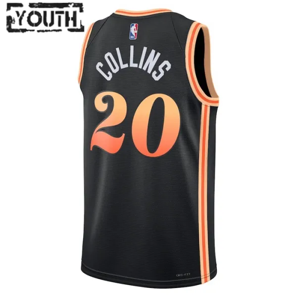 Nike Dječji Dres Atlanta Hawks John Collins 20 City Edition 2022/23 Swingman Crna