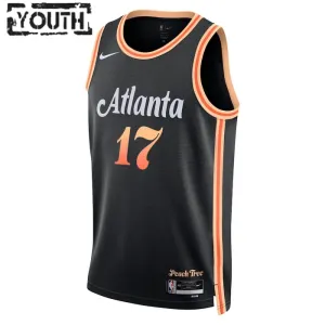 Nike Dječji Dres Atlanta Hawks Onyeka Okongwu 20 City Edition 2022/23 Swingman Crna
