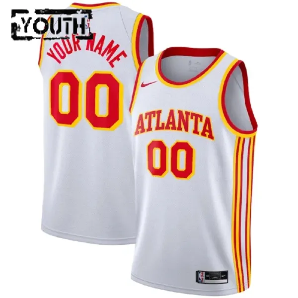 Nike Dječji Dres Atlanta Hawks Personalizacija Association Edition Swingman Bijela Nike Dječji Dres Atlanta Hawks Personalizacija Association Edition Swingman Bijela