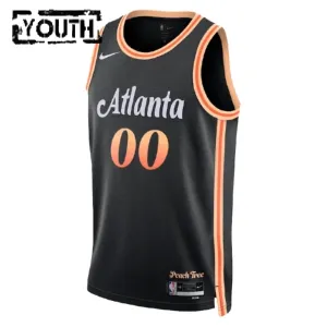 Nike Dječji Dres Atlanta Hawks Personalizacija City Edition 2022/23 Swingman Crna