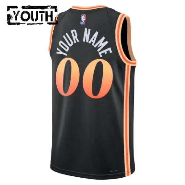 Nike Dječji Dres Atlanta Hawks Personalizacija City Edition 2022/23 Swingman Crna