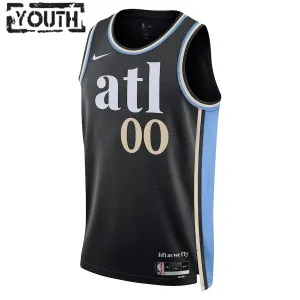 Nike Dječji Dres Atlanta Hawks Personalizacija City Edition 2023/24 Swingman Crna