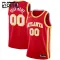 Nike Dječji Dres Atlanta Hawks Personalizacija Icon Edition Swingman Crvena
