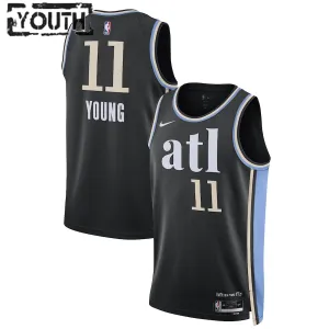 Nike Dječji Dres Atlanta Hawks Trae Young City Edition 2023/24 Swingman Crna