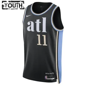 Nike Dječji Dres Atlanta Hawks Trae Young City Edition 2023/24 Swingman Crna