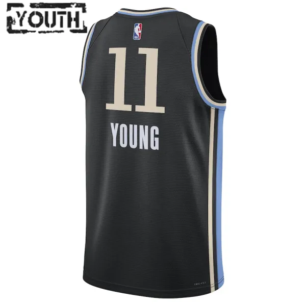 Nike Dječji Dres Atlanta Hawks Trae Young City Edition 2023/24 Swingman Crna