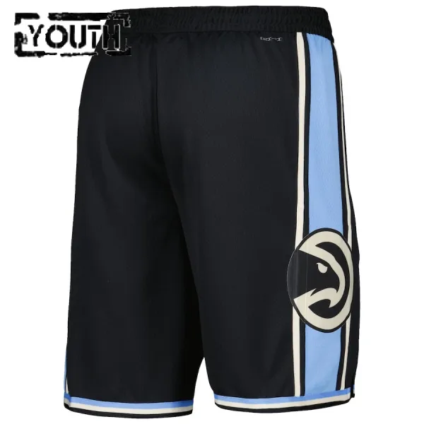 Nike Dječji Kratke Hlače Atlanta Hawks City Edition 2023/24 Swingman Crna