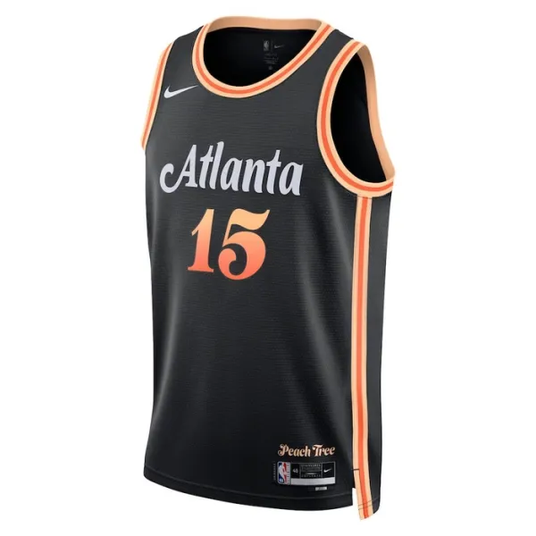 Nike Muški Dres Atlanta Hawks Clint Capela 15 City Edition 2022/23 Swingman Crna