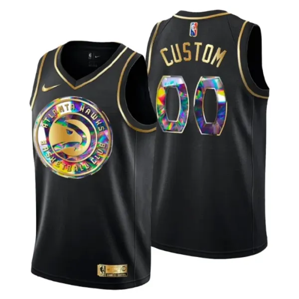 Nike Muški Dres Atlanta Hawks Diamond Edition Personalizacija Swingman Crna Nike Muški Dres Atlanta Hawks Diamond Edition Personalizacija Swingman Crna