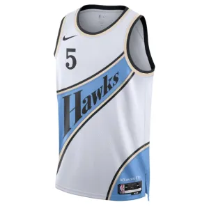 Nike Muški Dres Atlanta Hawks dyson Daniels City Edition 2024/25 Swingman Bijela