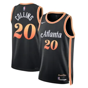 Nike Muški Dres Atlanta Hawks John Collins 20 City Edition 2022/23 Swingman Crna