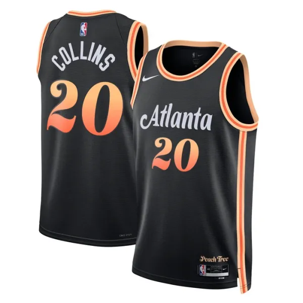 Nike Muški Dres Atlanta Hawks John Collins 20 City Edition 2022/23 Swingman Crna Nike Muški Dres Atlanta Hawks John Collins 20 City Edition 2022/23 Swingman Crna