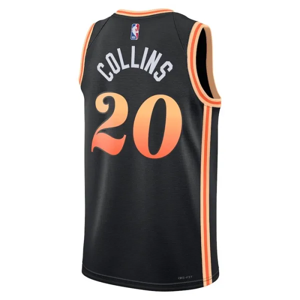 Nike Muški Dres Atlanta Hawks John Collins 20 City Edition 2022/23 Swingman Crna