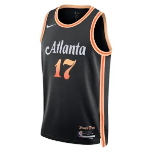 Nike Muški Dres Atlanta Hawks Onyeka Okongwu 20 City Edition 2022/23 Swingman Crna
