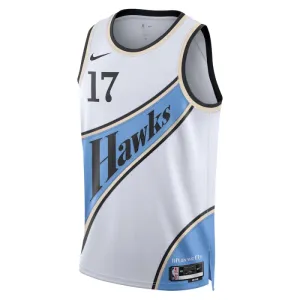 Nike Muški Dres Atlanta Hawks onyeka Okongwu City Edition 2024/25 Swingman Bijela