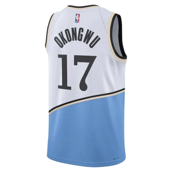 Nike Muški Dres Atlanta Hawks onyeka Okongwu City Edition 2024/25 Swingman Bijela