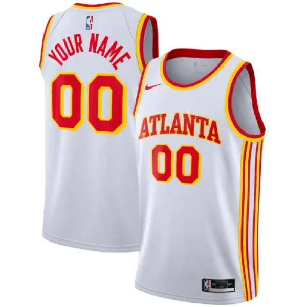 Nike Muški Dres Atlanta Hawks Personalizacija Association Edition Swingman Bijela Nike Muški Dres Atlanta Hawks Personalizacija Association Edition Swingman Bijela
