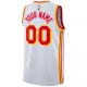Nike Muški Dres Atlanta Hawks Personalizacija Association Edition Swingman Bijela