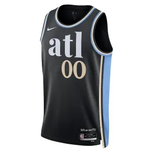 Nike Muški Dres Atlanta Hawks Personalizacija City Edition 2023/24 Swingman Crna
