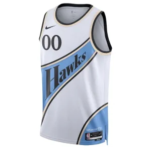 Nike Muški Dres Atlanta Hawks Personalizacija City Edition 2024/25 Swingman Bijela