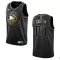 Nike Muški Dres Atlanta Hawks Personalizacija Golden Edition Swingman Crna