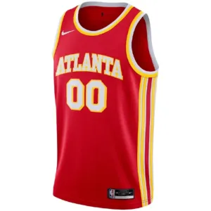 Nike Muški Dres Atlanta Hawks Personalizacija Icon Edition Swingman Crvena