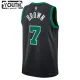Dječji Dres Boston Celtics Jordan Jaylen Brown 7 Statement Edition Swingman Zelena