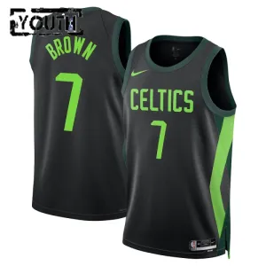 Nike Dječji Dres Boston Celtics Jaylen Brown City Edition 2024/25 Swingman Crna